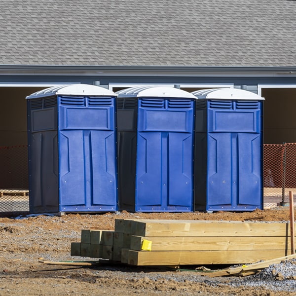 are there any restrictions on where i can place the portable toilets during my rental period in Canadohta Lake